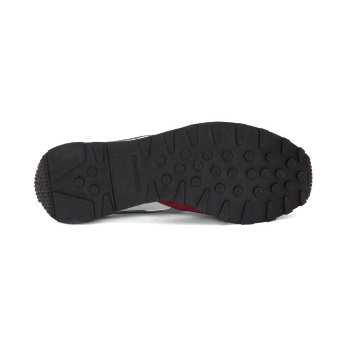 Baskets Reebok Aztec II Classic pour homme, couleur bordeaux/craie/ombre, référence 100231045
