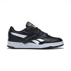 Baskets Reebok BB 4000 II pour homme, noir/blanc/gris pur, référence 100033315