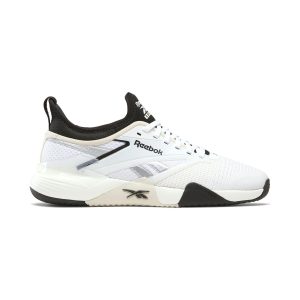 Chaussures d'entraînement Reebok Nano Court pour homme, blanches et noires, référence 100225418