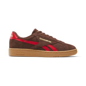 Baskets Reebok Club C Grounds UK Campus marron/rouge vectoriel/gomme unisexe 100228143