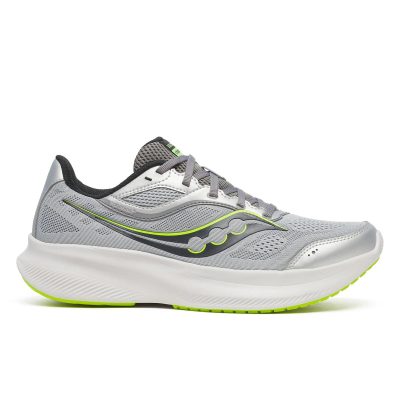 Chaussures de course Saucony Cohesion 18 pour homme, argent/citron, S21034-105