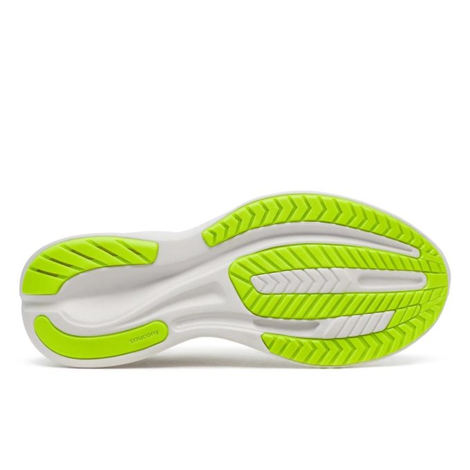 Saucony Men's Cohesion 18 Silver/Citron Running Shoes S21034-105 - Image 4
