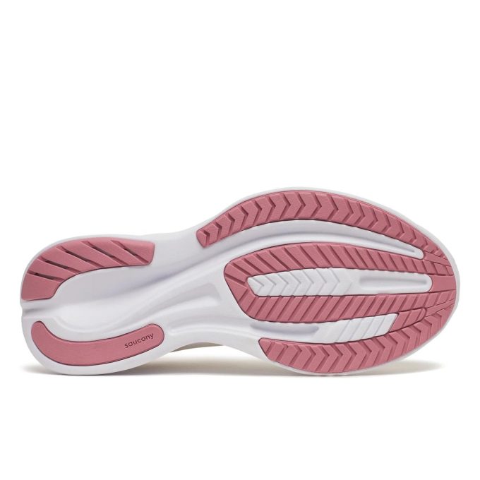 Saucony Women's Cohesion 18 Vanilla/Mauve Running Shoes S11034-111 - Image 4