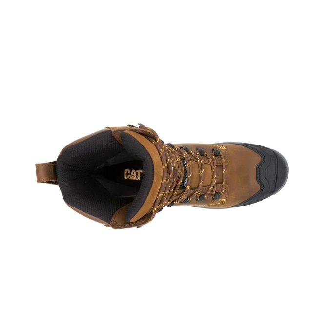 Caterpillar Men's Striver XL TX 8" Composite Toe Work Boot Honey P727032 - Image 4