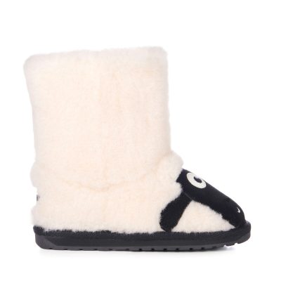 Emu Australia Little Kids Shaun The Sheep Natural Boots K13111.NATU