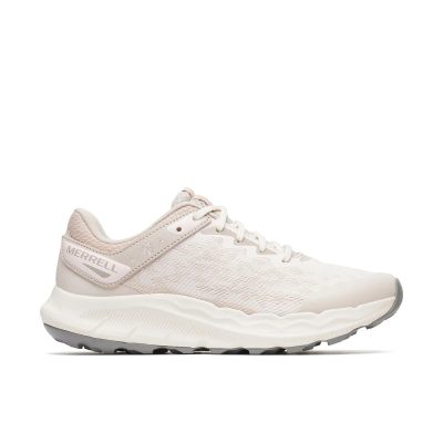 Chaussures de trail Merrell Antora 4 Allure pour femmes, coloris craie/rose, référence J00003270