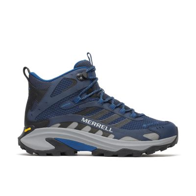 Bottes de randonnée Merrell Moab Speed 2 Mid GTX Navy Night pour homme J00004910