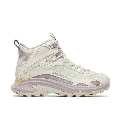 Bottes de randonnée Merrell Moab Speed 2 Mid GTX Greige pour femmes J038500