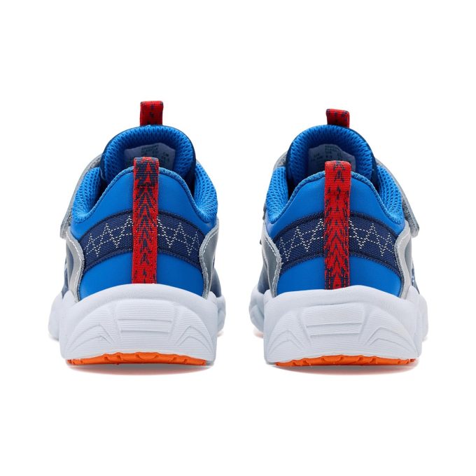 Saucony Big Kids Flash LE Navy/Silver Sneakers SY126F05