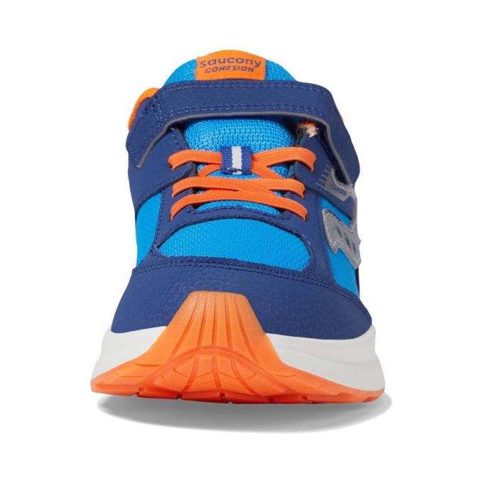 Chaussures de trail Saucony Peregrine KDZ A/C Shield pour enfants (bleu/orange) SK267999