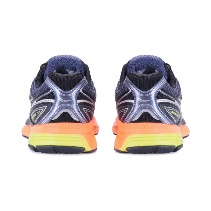 Baskets Saucony ProGrid Guide 7 KDZ Folkstone/Noir/Orange pour enfants (SY126Y08)