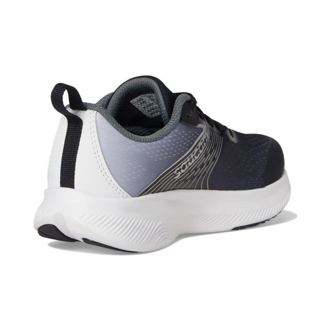 Chaussures de course Saucony Ride KDZ noires et blanches pour enfants (SK268000)