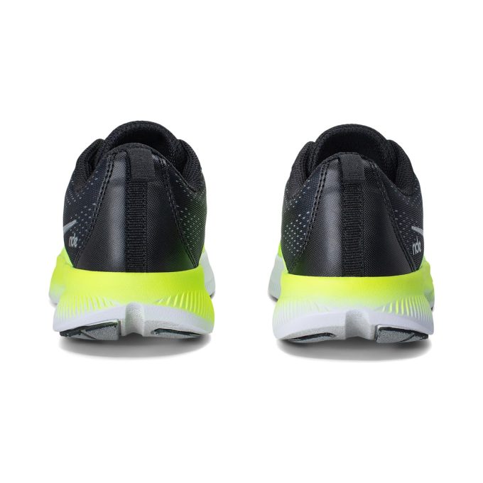 Chaussures de course Saucony Ride KDZ pour enfants (grandes tailles), vert citron/noir, SY126C01