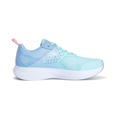 Chaussures de course Saucony Ride KDZ pour enfants (grandes tailles), bleu sarcelle/pervenche, SY126C03