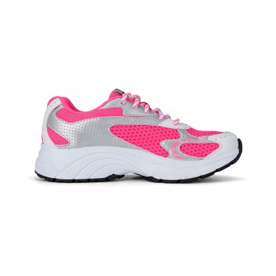 Chaussures de course Saucony Volt 1000 pour enfants (blanc/argent/fuchsia) SY126208