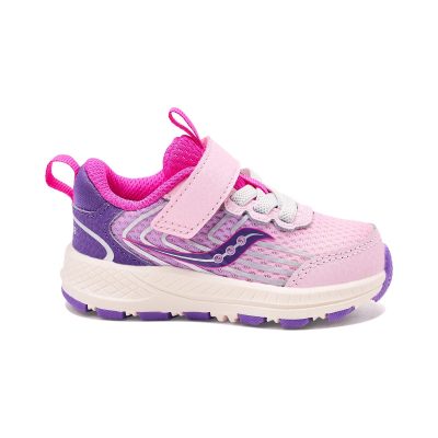 Baskets Saucony Wind 3.0 Jr A/C Rose/Violet pour tout-petits SL126A02