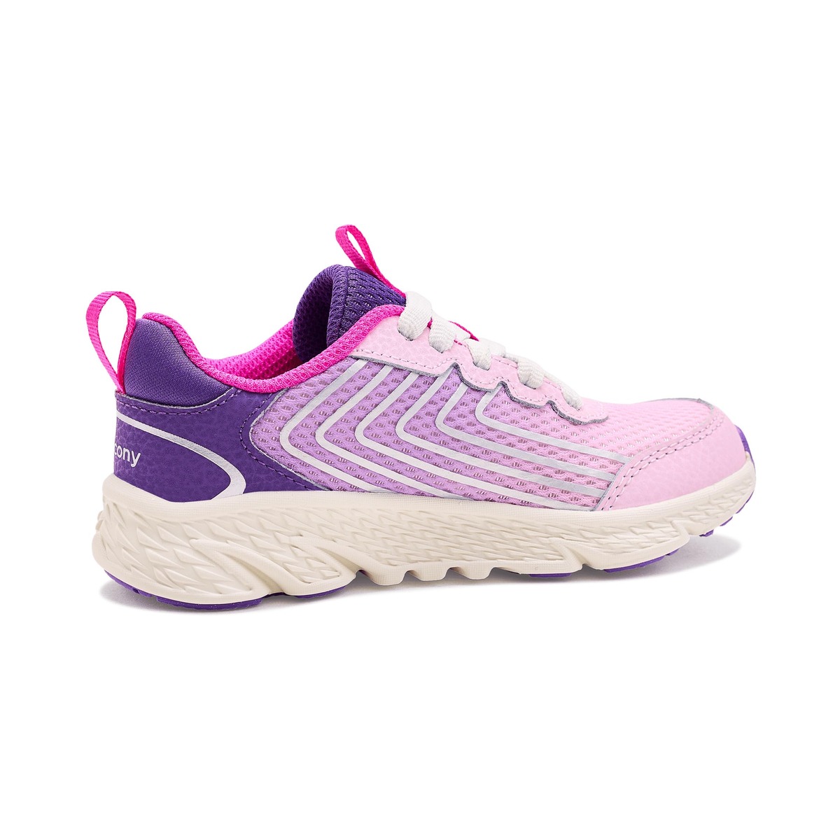 Saucony Big Kids Wind 3.0 Pink/Purple Sneakers SY126H05