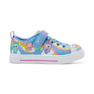 Baskets lumineuses Skechers Little Kids Twinkle Toes Twinkle Sparks - Rainbow Critters Bleu/Multicolore 314475L.BLMT
