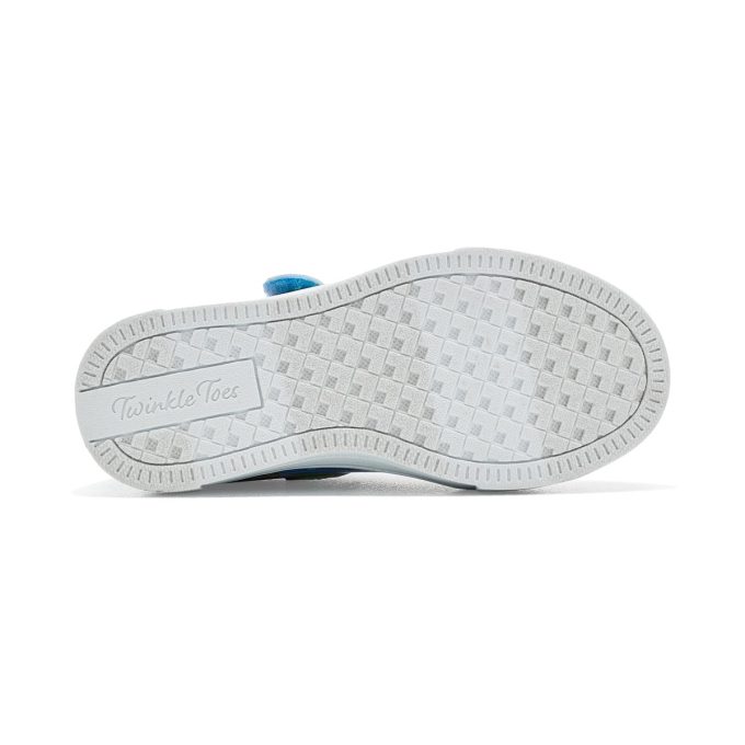 Skechers Little Kids Twinkle Toes Twinkle Sparks - Rainbow Critters Blue/Multi Light-Up Sneakers 314475L.BLMT