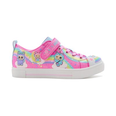 Baskets lumineuses Skechers Little Kids Twinkle Toes Twinkle Sparks - Rainbow Critters Rose/Multicolore 314475L.PKMT