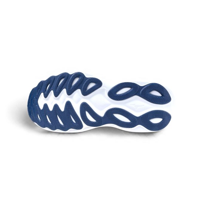 Mizuno Men's Wave Sky 9 Snow White/Surf the Web Running Shoes 411533.0D5E - Image 4