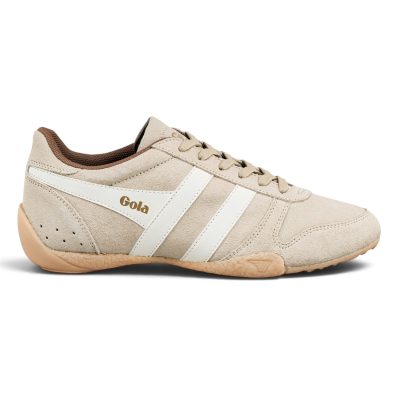 Baskets Gola Chase pour femmes, coloris os/blanc cassé/loutre/gomme, référence CLA406CW