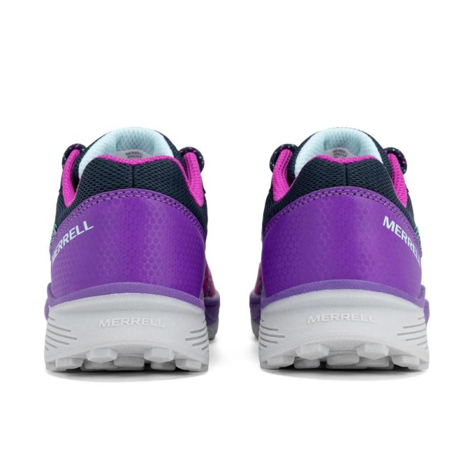Merrell Big Kids Snova 2.0 Navy/Pink Trail Running Shoes MK126E01 - Image 4