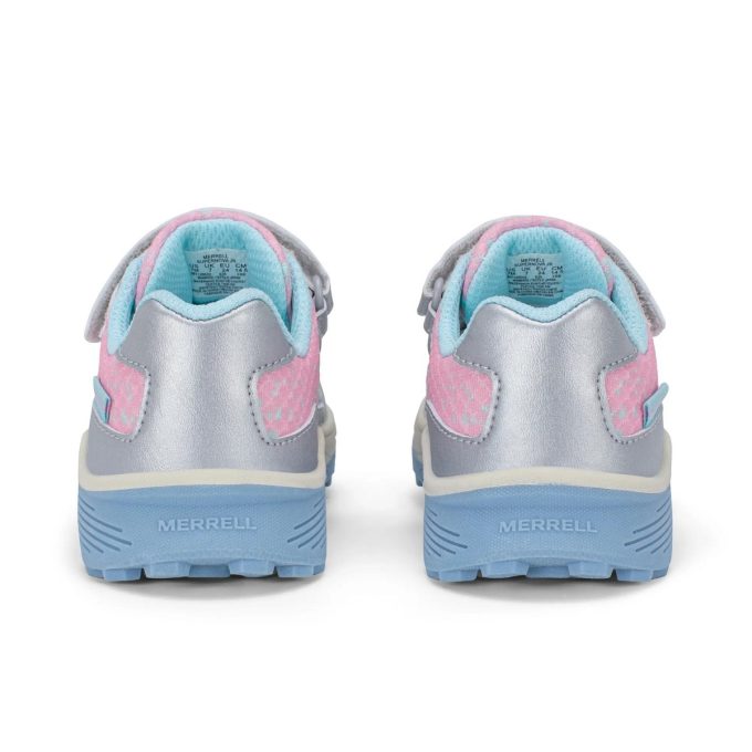 Merrell Little Kids Snova Jr Silver/Pink Sneakers MT126E02 - Image 4