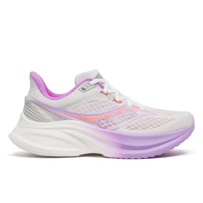Saucony Women's Endorphin Speed 5 White/Crocus Running Shoes S11007-340