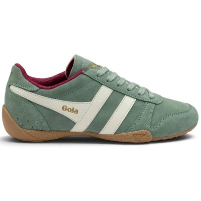 Baskets Gola Chase pour femmes, vert brume/blanc cassé/verre/gomme CLA406NW