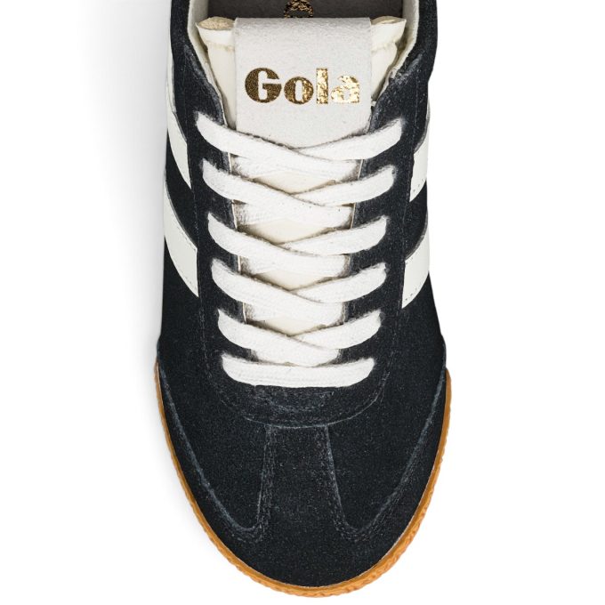 Gola Women's Elan Black/Off White/Fuchsia Sneakers CLB538BK - Image 4