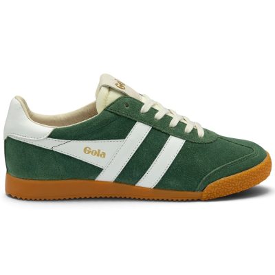 Baskets Gola Elan pour femmes, vert sapin/blanc, CLB538NX