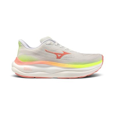 Mizuno Women's Wave Sky 9 GF White/Desert Flower Running Shoes 411532.002N