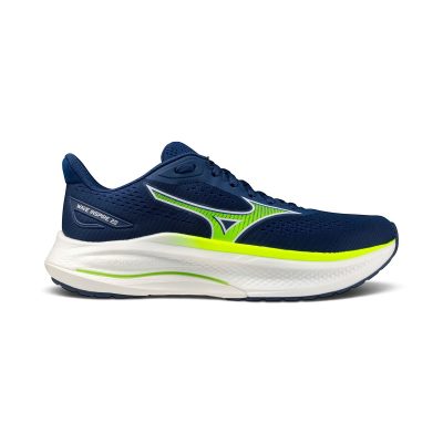 Mizuno Men's Wave Inspire 22 Estate Blue/White Running Shoes 411557.5Y00